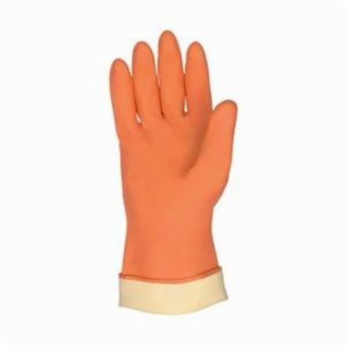 Chemical-Resistant Gloves, Industrial Grade, Series: 5430, XL, Latex/Neoprene Palm, Latex/Neoprene, Orange, Recessed Honeycomb, Paired Hand, Standard Finger/Straight Thumb/Recessed Honeycomb Grip, Flock, Straight Cuff, Support Type: Unsupported, Late