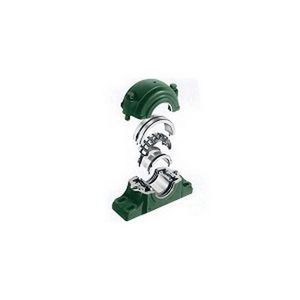 Pillow Block Roller Bearing Unit, 5-15/16 Inch Bore, 19.38 to 21.63 Inch Bolt Center-to-Center Length, 7.06 Inch Base to Bore Centerline, 24-3/4 Inch Overall Length, 9.72 Inch Overall Width, 14.56 Inch Overall Height, Round Bore, 6-3/4 Inch Base Width, Non-Metallic Labyrinth Split Seal, Non-Expansion (Fixed) Expansion, Cast Iron, Uncoated