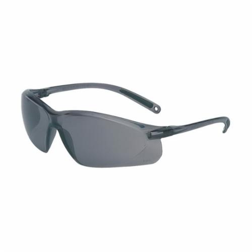 Safety Eyewear, General Purpose, Series: A700, Universal Size, Anti-Scratch/Hard Coat Lens Coating, TSR Gray Lens, Wrap Around Frame, Polycarbonate Frame, Yes % UV Protection, 1-Piece Temple, Specifications Met: ANSI Z87.1-2010, CSA Z94.3