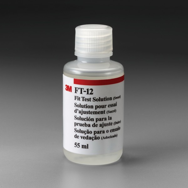 Fit Test Solution, For Use With: Disposable Respirator/Reusable Respirator, Clear