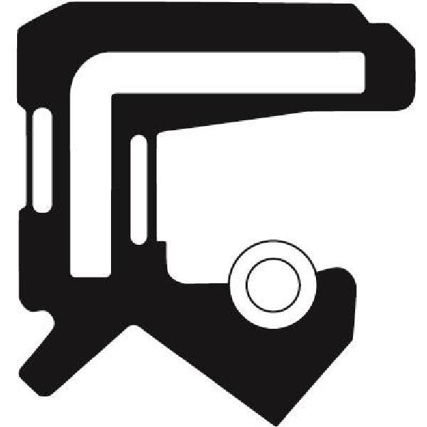 Oil Seal, 90 mm Shaft Diameter, 120 mm Bore, 12 mm Width, Viton