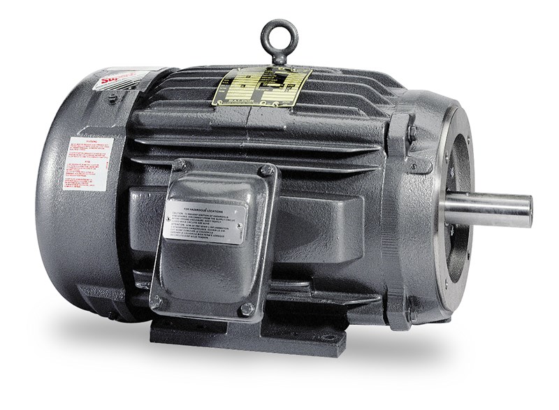 AC Motor, 25 hp, 208/230/460 V AC, 64/62/31 A, 60 Hz Frequency, 3 ph, 1780 RPM Speed, 1 Speed, XPFC Enclosure, 284T Frame, 1-7/8 in Shaft, Reversible Rotation, 1 Service Factor, Ball Bearing, 74 ft-lb Torque, Foot Rigid Mounting, 40 °C, Insulation Class: Class F, Iron, 30:1 Constant Torque Speed