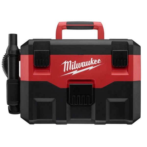 Cordless Vacuum, 2 gal Tank, 45 cfm Air Flow, 1-1/4 in Inlet, 6 ft Hose Length, HEPA Filter, 18 VDC, Lithium-Ion Battery, 3 Ah Battery, Polycarbonate Housing Material, 19 in W x 11-1/2 in H Dimensions