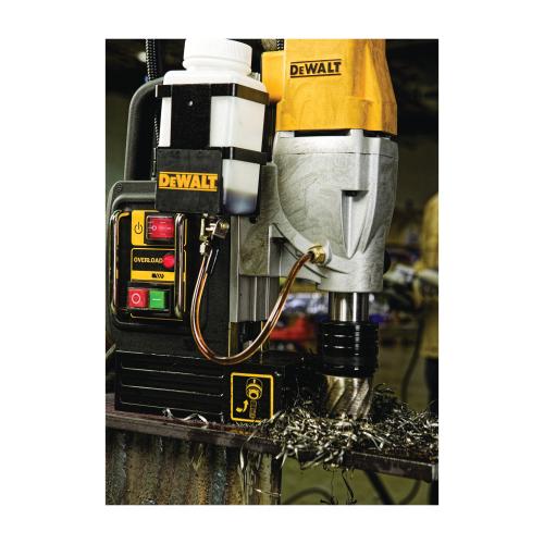Magnetic Drill Press Kit, 1/2 in Chuck, Quick-Change Chuck, 300/450 RPM Speed, 2 Speed, 120 VAC, 10 A, Black/Yellow, 10-3/4 in L x 14-1/4 in H Dimensions