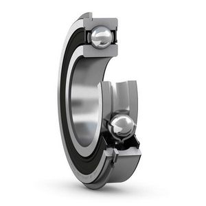 Deep Groove Ball Bearing, 35 mm Inside Diameter, 80 mm Outside Diameter, 21 mm Width, Seal On Both Sides, Snap Ring, Steel