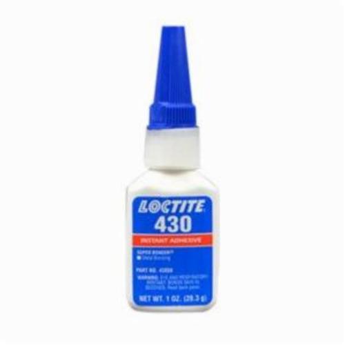 Instant Adhesive, 1-Part General Purpose Low Viscosity, Series: Super Bonder® 430™, Bottle Container, 1 oz Container, Methyl Cyanoacrylate Base