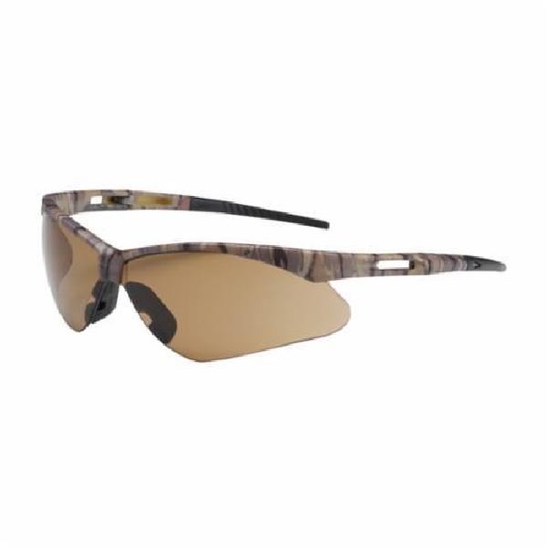 Protective Glasses, Dual Lens Lightweight, Series: Anser™, Unisex, Universal, Anti-Scratch Lens Coating, Brown Lens, Semi-Rimless Frame, Camouflage Frame, Nylon Frame, Polycarbonate Lens, 99.9% UV Protection, Bayonet Temple