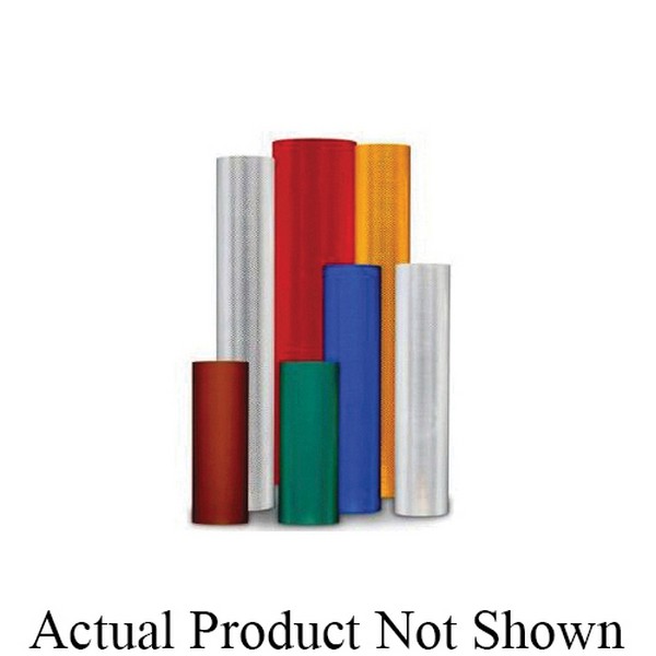 Reflective Sheeting, Series: 4090, 50 Yard Length, 12 Inch Width, White, Pressure Sensitive Adhesive, 12 years Durability, 65 °F