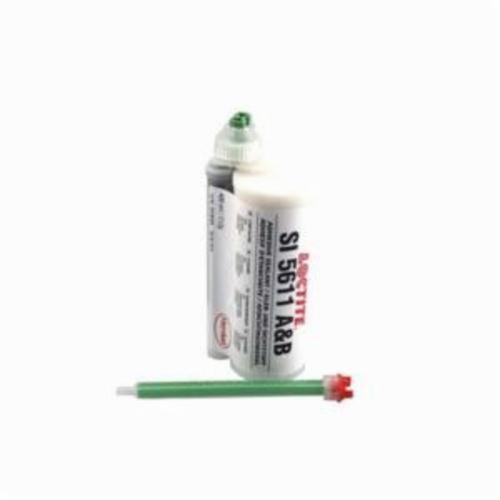 Silicone Potting Compound, 2-Part Fast Cure, Series: SI 5611F™, Dual Cartridge Container, 490 mL Container, Silicone Base, Carbon Black, 7 days Curing, White/Black, 10:1 Mixing Ratio, <lt/>10 g/L VOC