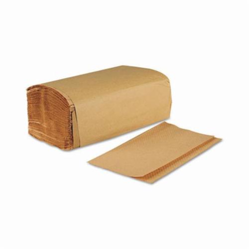 Singlefold Towel, 250 Sheets, 9-1/2 Inch Width, 9 Inch Length, Natural, Paper, Pack Package Type, 1 Ply