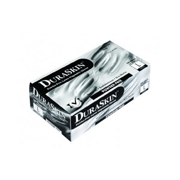 Disposable Glove, Non-Sterile, XL Size, Latex, White, Micro Textured, Ambidextrous Hand, Powdered, 5 mil Thickness
