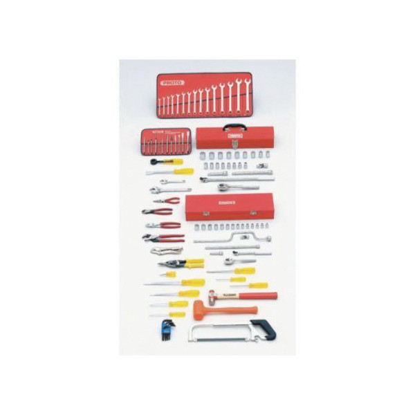 Master Tool Set, Starter, 3/8 in, 1/2 in Drive, 99 Piece, For Use With: 6 to 26 mm Fastener