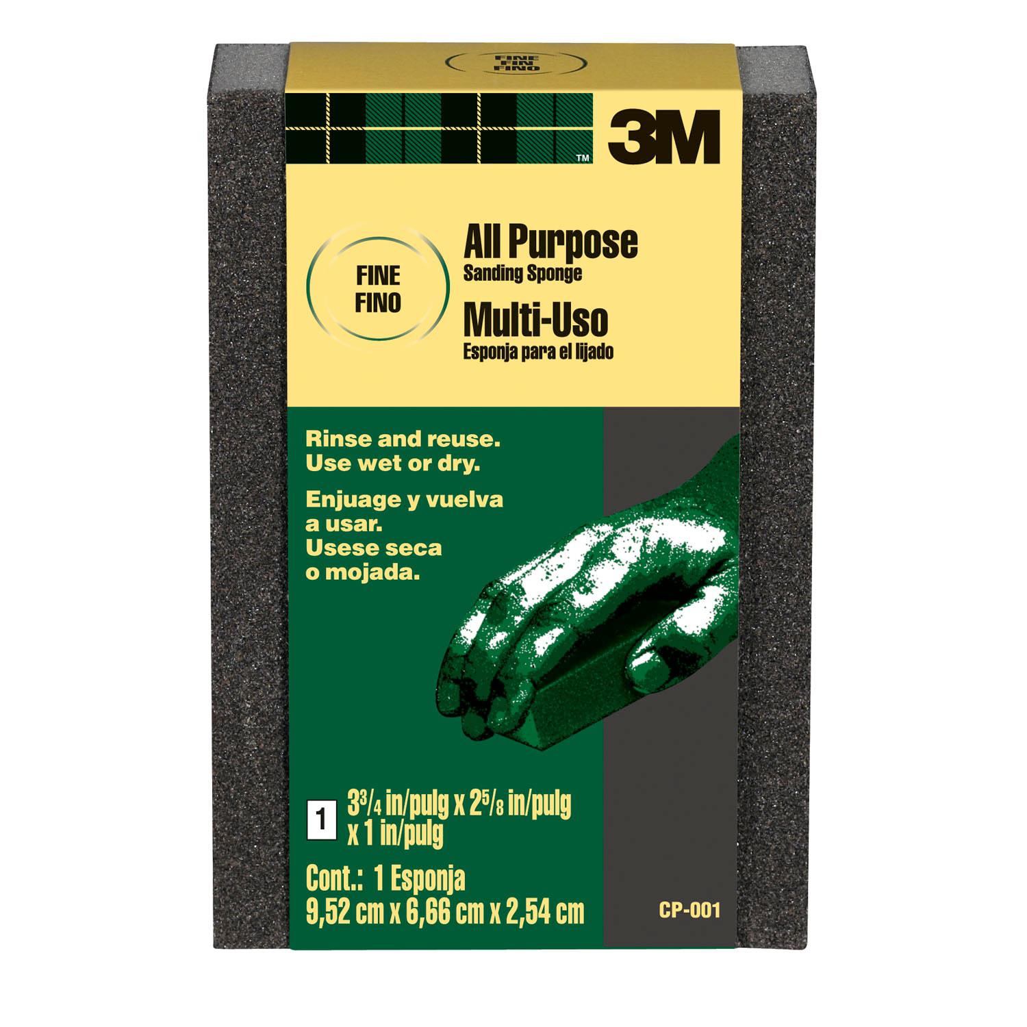 General Purpose Sanding Sponge, 42 Inch Overall Width, Fine Grade