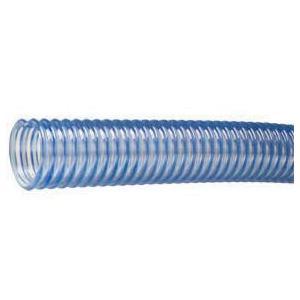 Hose, Series: WT Series, 4 in Nominal, 4.72 in OD, 100 ft Length, 35 PSI Working, 10 in Bend Radius, -4 to 150 F, PVC, Transparent, Import