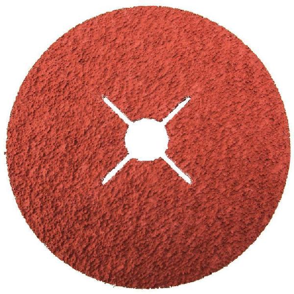 Sanding Disc, 6 in Diameter Disc, Ceramic Grain Abrasive, Medium Grade