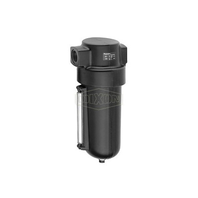 Compressed Airline Filter, Jumbo, Series: Series 1 F17, 3/4 Inch, 325 scfm, 40 micron, 250 psig, -30 to 175 °F, Aluminum Bowl, 10.63 Inch Overall Length, Aluminum