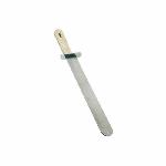 Butcher Knife, Semi-Hollow Ground Safety, 14 in Blade Length, 1-3/4 in Blade Width, 12 ga High Carbon Steel Blade, 0.109 in Thickness, Comfort Grip Handle, Hardwood Handle