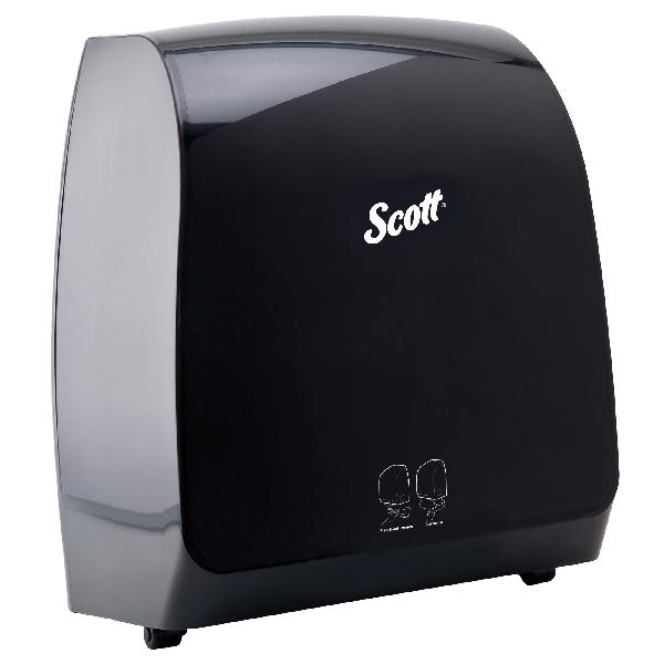 Towel Dispenser, Electronic Hard Roll, Series: MOD* E, 9.18 in Overall Length, 12.66 in Overall Width, 16.44 in Overall Height, Wall Mounting, Plastic, Black Finish/Color, Domestic