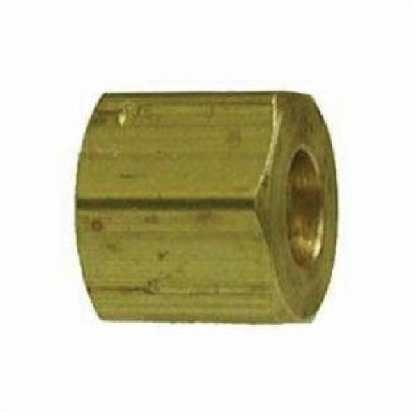 Tube Nut, Nut, 5/16 Inch Nominal, Compression, 0.56 Inch Hex, 300 psi, -65 to 250 °F, Brass, 0.44 Inch Length