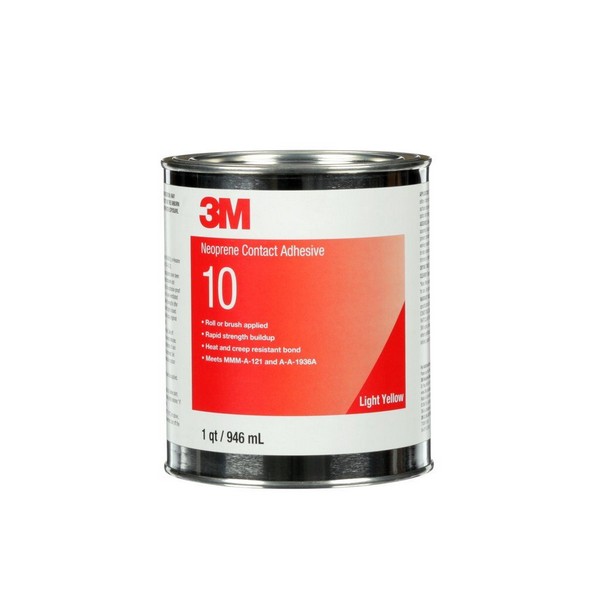 Contact Adhesive, Flammable High Strength, Can Container, 1 qt Container, Polychloroprene Base