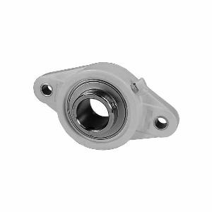 Ball Bearing Unit, Normal Duty, Series: SUCTFL 200, 40 mm Bore, 144 mm Bolt Center-to-Center Length, 2-Bolt/Solid Base Flange Mounting, 175 mm Overall Length/Diameter, 51.2 mm Overall Depth, 99 mm Overall Height, Set Screw Locking Device, Silicone Ru