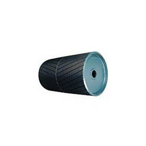 Drum Pulley, Heavy Duty, HE Bushing, 12 Inch Outside Diameter, 26 Inch Face Width, 3 Inch Shaft Diameter, Crown Face Profile, Steel, IV CEMA