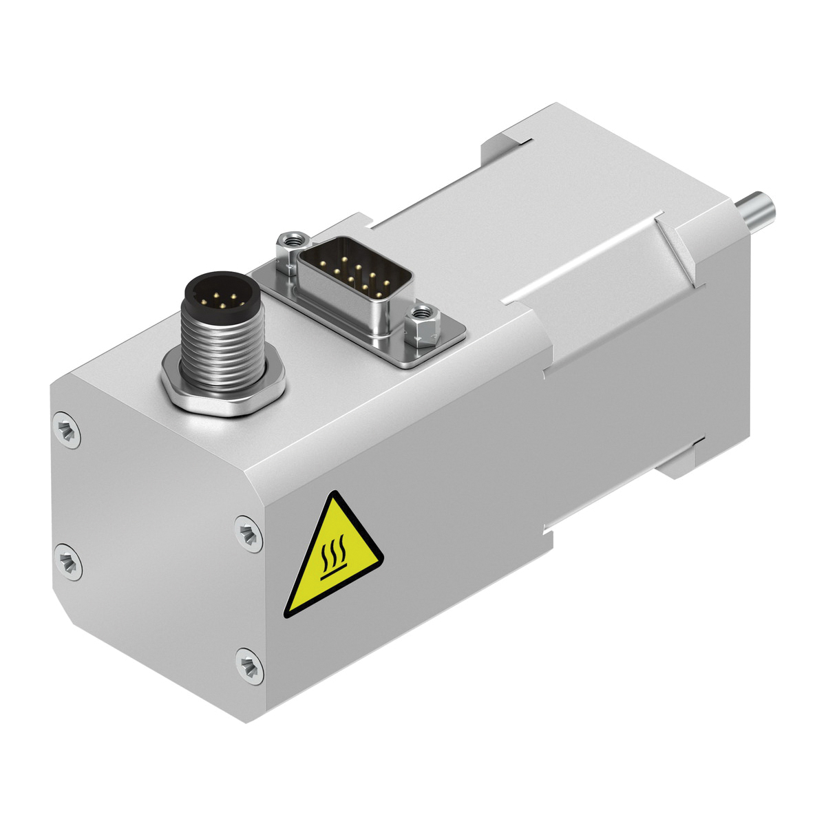Stepper Motor, Small, Series: EMMS-ST, 8 W, 48 VDC, 1.8 A, 2 ph, 1740 RPM, 1.8 deg Step Angle, 0.082 kg/sq-cm Rotor Inertia, 500 Steps per Revolution, IP54 Enclosure, 5 mm Shaft, 1.75 Ohm, 3.3 mH, 0.5 N-m Torque, -10 to 50 °C, Insulation Class: Class B, 118 mm L x 42.2 mm W x 55.1 mm H
