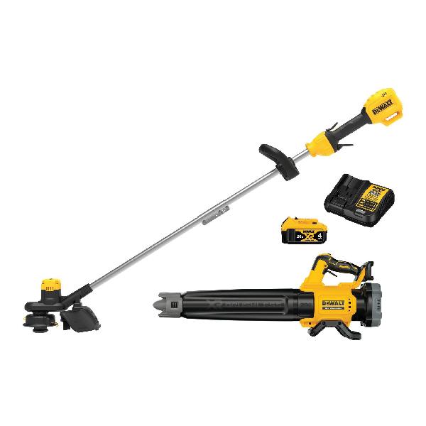 Cordless Power Tool Combination Kit, Tool/Kit: Kit, String Trimmer, 20 V, Lithium-Ion Battery, 4 Ah Battery, Specifications: 0 to 6300 RPM