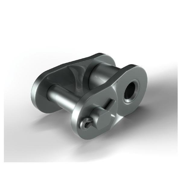 Spring Clip Offset Link, 2 Inch Pitch, 160 Chain, Carbon Steel