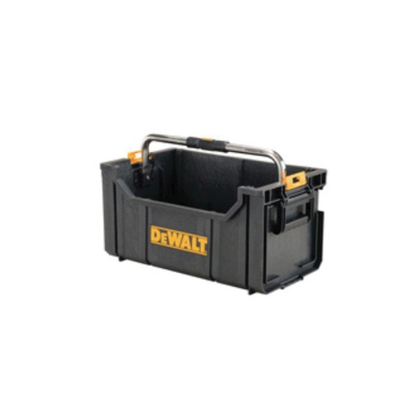 Tool Tote Bag, 21-7/8 in L x 12-5/8 in W x 10-7/8 in H Outside, Polypropylene, Black, Folded Handle
