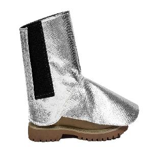 Aluminized Spat, Series: L09TATAVC, Fits Shoe Size: L, Silver, Hook & Loop/Flap Closure, Aluminized Thermobest™ Outsole, Specifications Met: ASTM F955, ASTM F1939