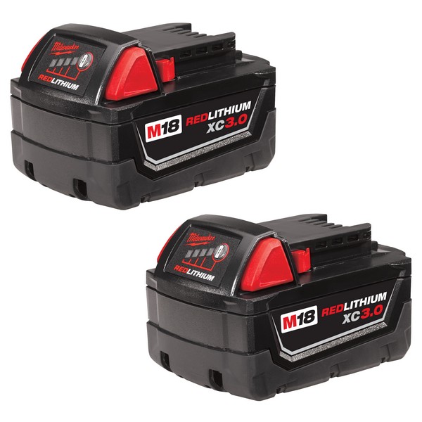 Cordless Battery Pack, Rechargeable, Lithium-Ion Battery, 3 Ah Battery, 18 VDC Charge, 1/2 hr Charging, For Use With: Cordless Power Tool