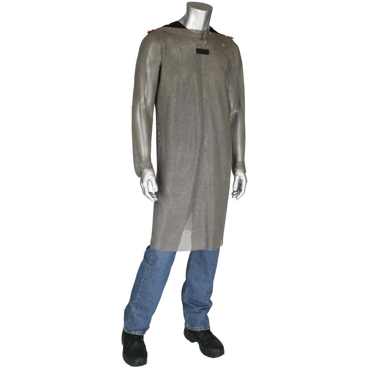 Apron, Sleeve, Series: USM-4301TI, XL Size, Silver, 48 in Length