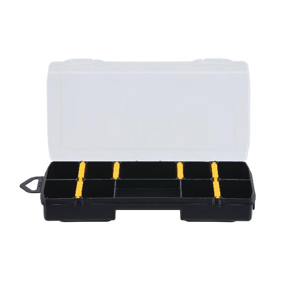 Tool Organizer, 10-Compartment, 8-1/4 in Overall Width, 4-1/2 in Overall Depth, 1-3/8 in Overall Height
