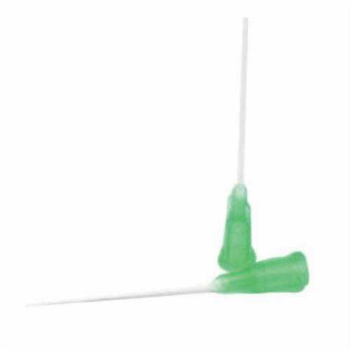 Dispensing Needle, Flexible Tip, 0.84 mm ID, 1-1/2 in Length, 18 ga Gauge, Polypropylene, Green