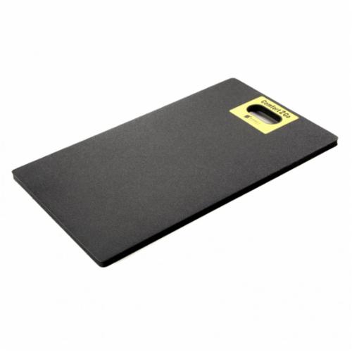 Anti-Fatigue Mat, Solid, Series: 518, 30 in Length, 17 in Width, 7/8 in Thickness, Black, PVC, Rough Surface, Nitrile Infused Sponge Base, Straight Edge
