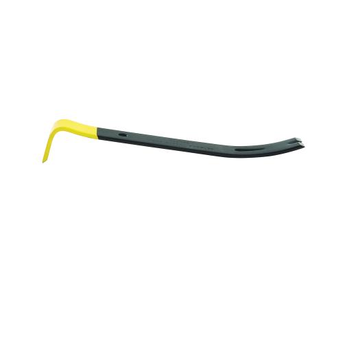 Pry Bar, Beveled/Nail Slotted Tip, 7/8 in, 1-3/4 in Tip Width, 7 in Overall Length, 7/8 in Overall Width, Yes Corrosion-Resistant, Forged High Carbon Steel, Powder Coated/Yellow