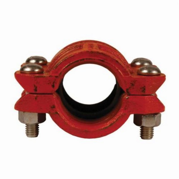 HDPE Pipe Coupling, Coupling Fitting/Connector, 4 Inch Nominal, 8 Inch Length, Ductile Iron