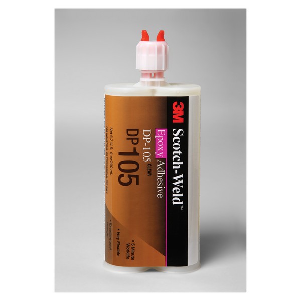 Epoxy Adhesive, 2-Part Part, Duo-Pak Cartridge Container, 200 mL Container, Epoxy Base