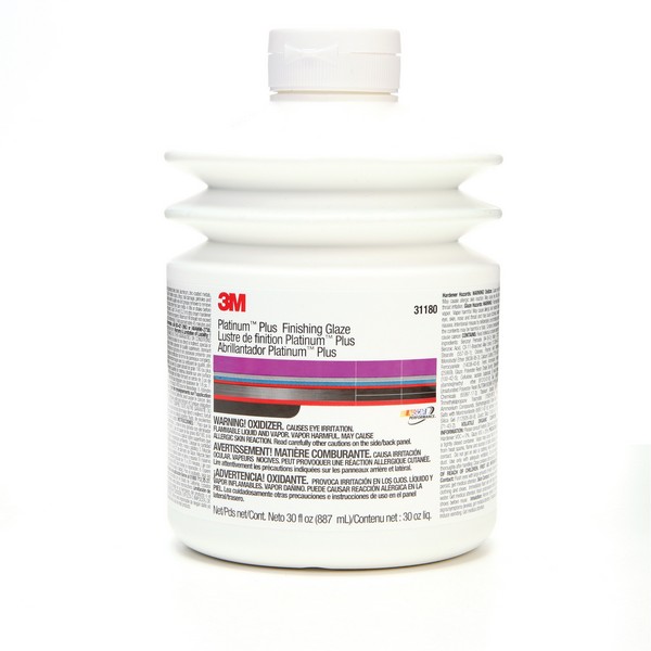 Finishing Glaze, 2-Component 2-Part, Series: Platinum™ Plus, 30 oz Container, Tube Container