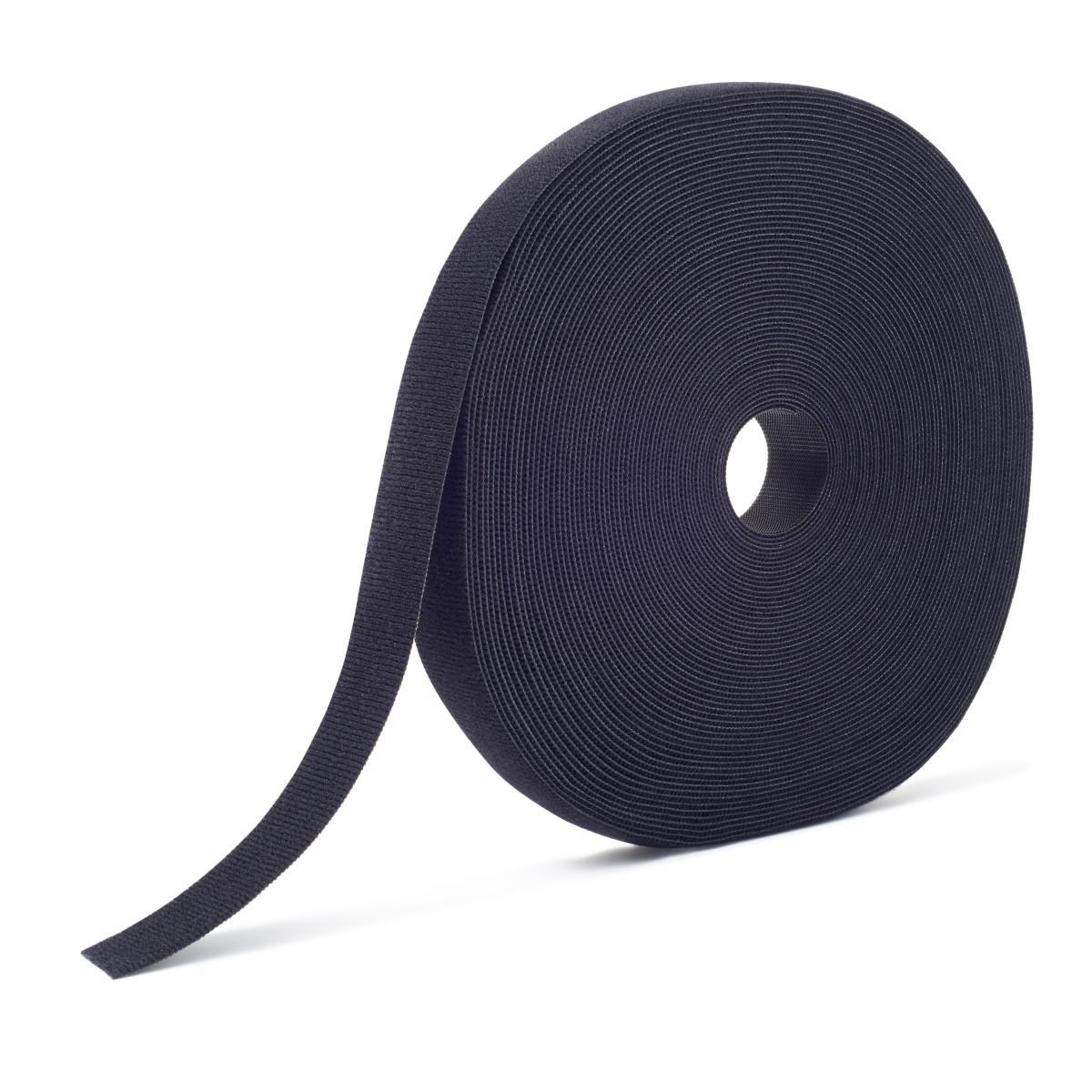 Strap Roll, One Warp, 25 yd Length, 0.5 in Width, 0.052 in Thickness, Polypropylene, Black