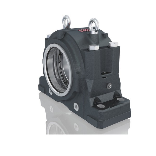 Split Plummer Block Housing, 210 mm Base to Bore Centerline, 610 mm Overall Length, 280 mm Overall Width, 411 mm Overall Height, Compatible Bore Diameter: 198.438 mm, 200 mm, 200.025 mm, 201.613 mm, 203.2 mm, Compatible Bearing Type: Spherical Roller Bearing, 510 mm Bolt Center-to-Center Length, 230 mm Base Width, Spheroidal Graphite Cast Iron