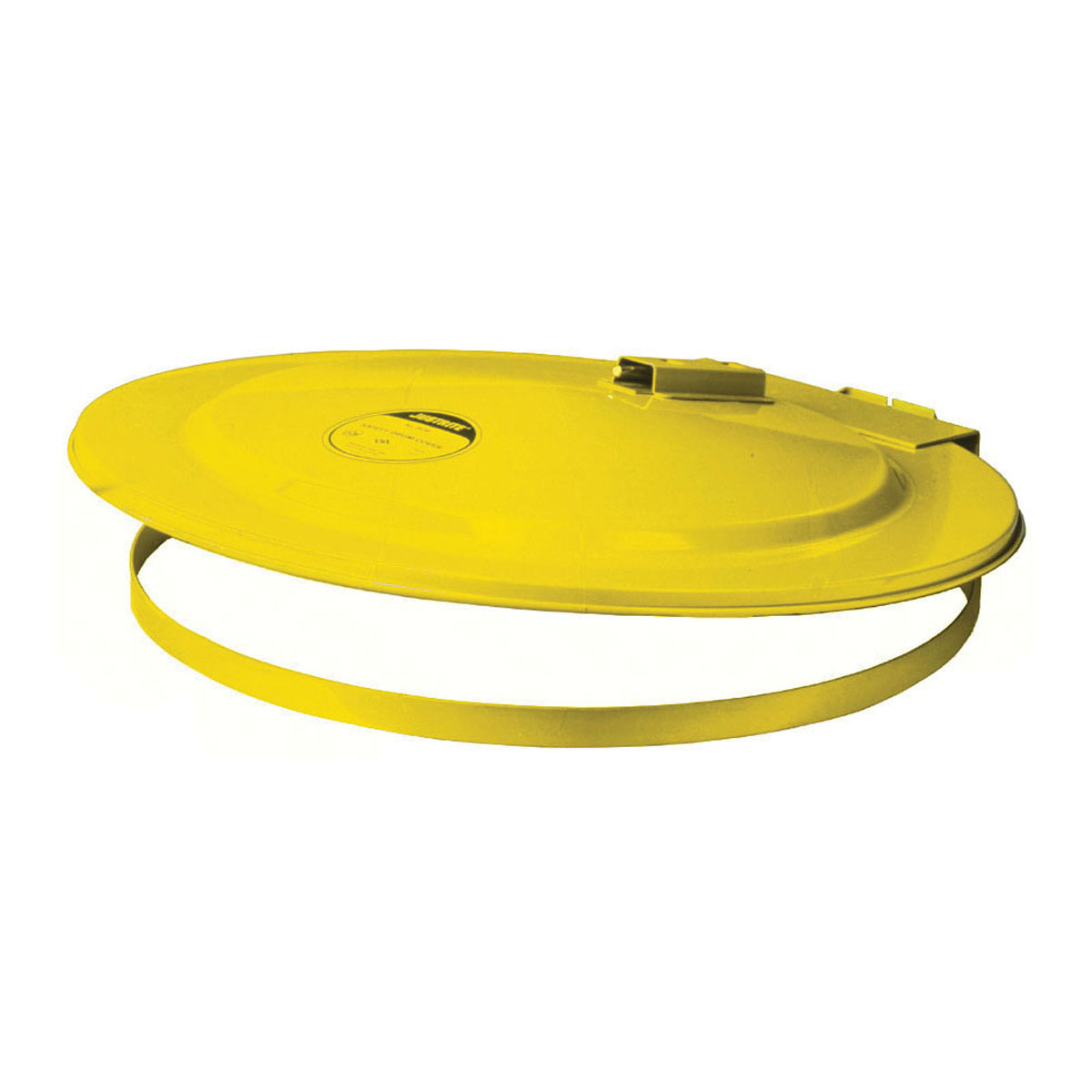 Safety Drum Cover, Self-Closing, For Use With: 55 gal Drums, Steel, Yellow