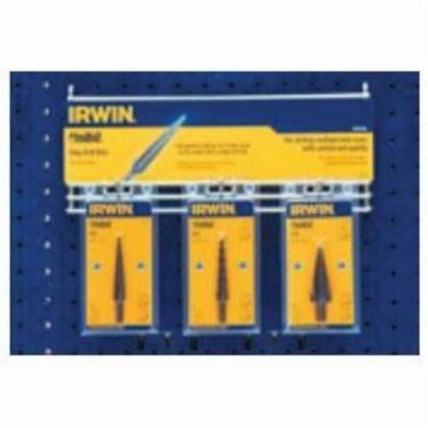 Step Drill Merchandiser, 3 Piece, Merchandiser Tool Storage, Tool Storage Included: Yes