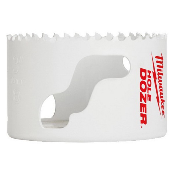 Hole Saw, 3-3/8 in Dia, 1-5/8 in Cutting Depth, 3.5 TPI, 1-7/8 in Overall Length, Bi-Metal/8% Cobalt Cutting Edge, Carbon Steel Body, Toothed Cutting Edge, 150/65/100/50 RPM, Use Arbor: 49-56-7040/49-56-7055/49-56-7140/49-56-7150/49-56-7210/49-56-724