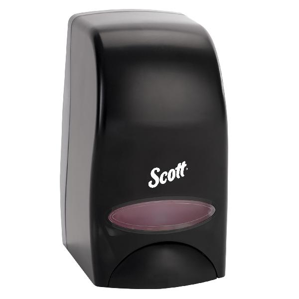 Skin Care Dispenser, Cassette, 1000 mL Capacity, 5.43 in Overall Length, 4.85 in Overall Width, 8.36 in Overall Height, Wall Mounting, Plastic, Black