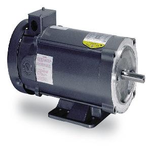 DC Motor, 0.33 HP Power, 50/90/100 VDC, 0.5/1/3.7 A, 1750 RPM Speed, Totally Enclosed Fan Cooled Enclosure, 56C Frame, 5/8 in Shaft, Reversible Rotation, 6205 Sealed Ball Bearing, F-1 Mounting, 40 C°, Insulation Class: Class F, 13.85 in L Dimensions