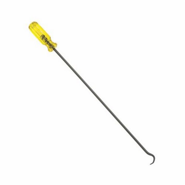 Puller Pick, Extra Long, Cotter Pin Tip, High Alloy Steel Tip, Black Oxide Tip, 4-Sided Handle, Acetate Handle, 16-1/2 in Shank Length, 1/4 in Shank Width, 20-1/2 in Overall Length, High Alloy Steel