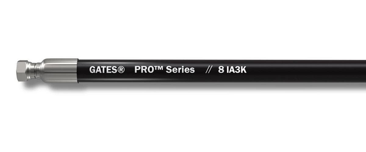Hydraulic Hose, Standard, Series: Pro, 1 in ID, 1.48 in OD, 165 ft. Length, 3000 psi Working, -40 to 212 °F, Nitrile, Black, Import