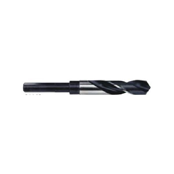 Reduced Shank Drill Bit, Deming, Series: 901, 1-1/4 in Drill - Fraction, 1.25 in Drill - Decimal Inch, 6 in Overall Length, 3 in Flute Length, 1/2 in Shank, 3-Flatted Shank, 118 deg Point, Turbo Point, M7 HSS, Black Oxide, Silver, Applicable Material